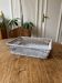 Bread basket, pocket emptying tray, storage box in grey rattan and wicker -
