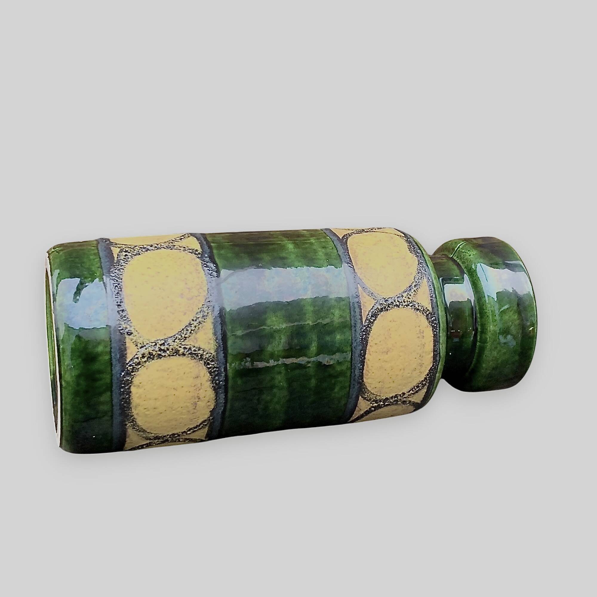 Vintage Scheurich Keramik Vase 517 - 30 - Fat Lava - West Germany