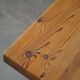 Modern Swedish coffee table in solid pine by Sven Larsson, brutalist, 1970s.