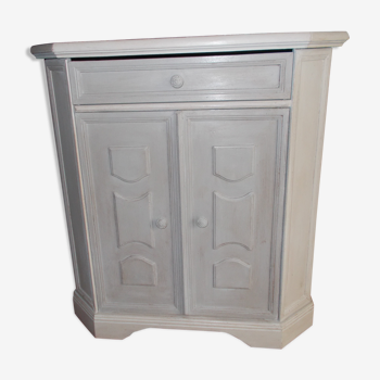 Small buffet patine grey and beige