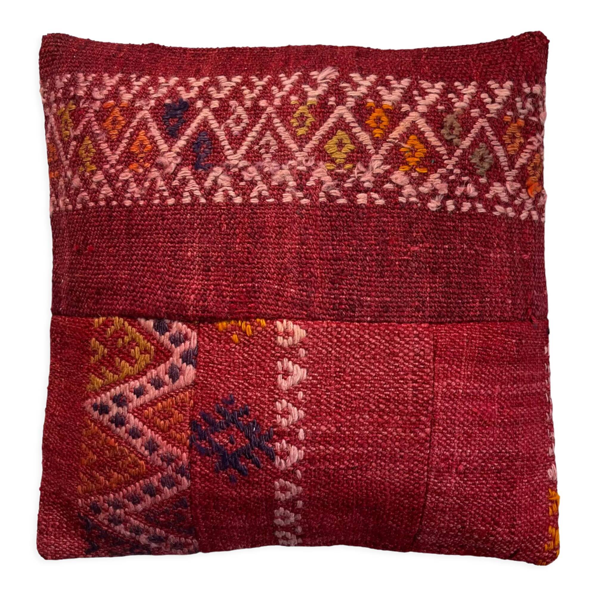 Housse de coussin Kilim turc vintage 40x40cm