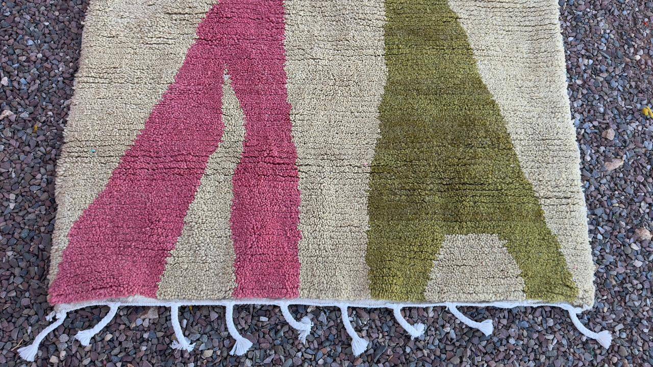 Handmade Berber rug 2.5x1.5 m