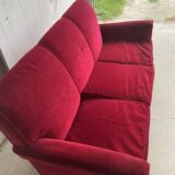 Vintage velvet sofa