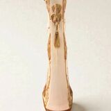 Art Nouveau vase Royal Dux Bohemia, sculpted deer, 1900s