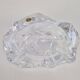 Vintage Brutalist Ice Glass Ashtray from Val Saint Lambert, 1960s