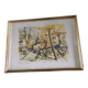 Watercolor on cream paper PARIS Place du Tertre Sacré Coeur. Work signed Marius GIRARD (1960s)