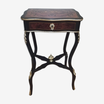 Dressing table in marquetry style Napoleon III