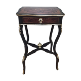 Travailleuse ou table à ouvrage en marqueterie d'époque Napoléon III