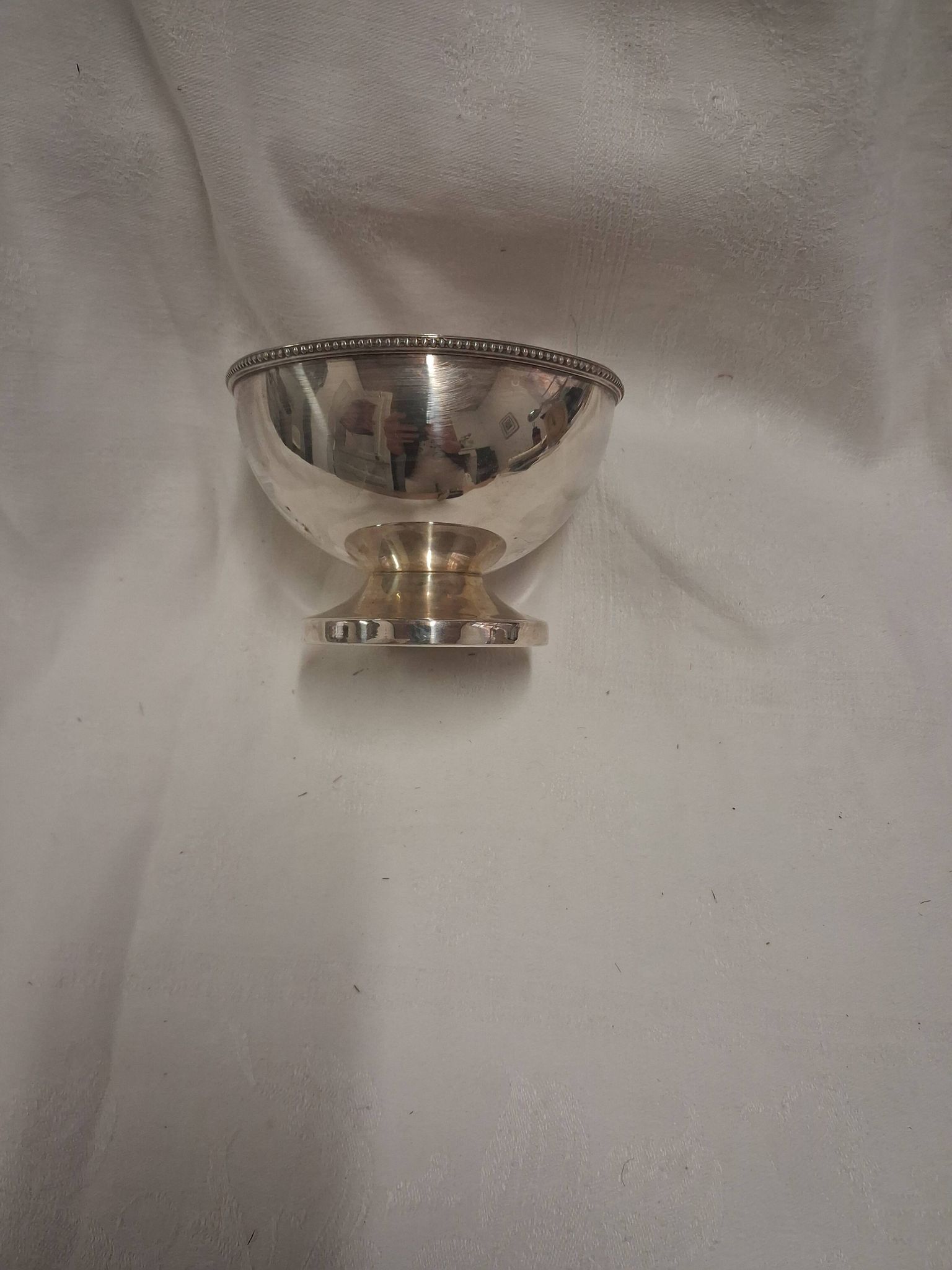 Rinsing bowl, sorbet cup, silver-plated, Plasan Orfèvre