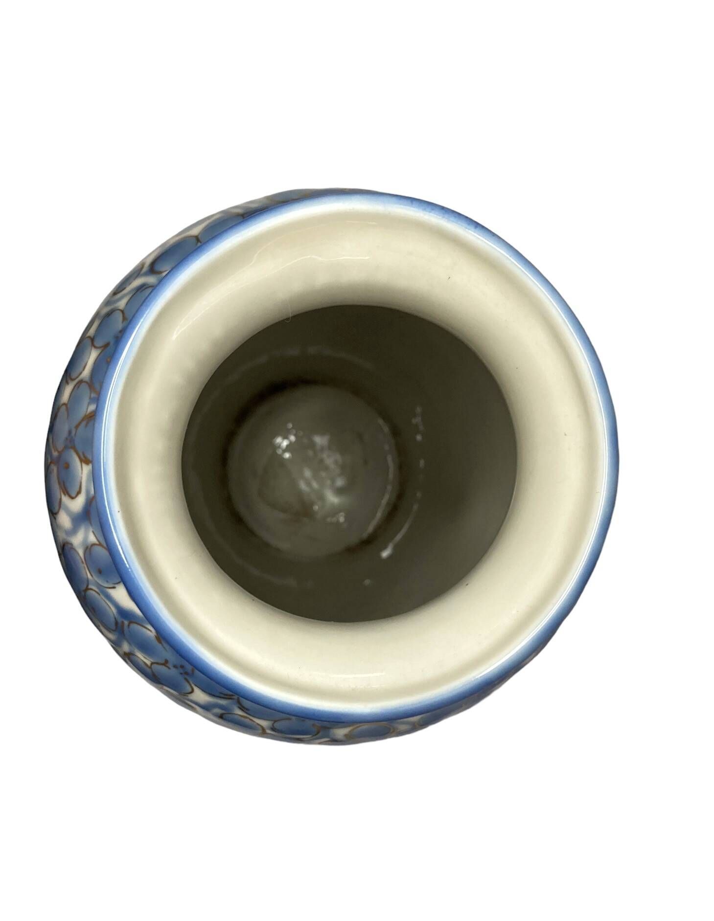 Tharaud, important Limoges Art Deco porcelain vase from the early 20th century