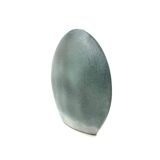 Vase soliflore en céramique bleue, France 1970