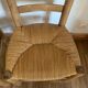 Ensemble de quatre chaises paillées