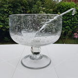 Biot bubbled glass sangria cut with ladle