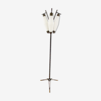 Italian floor lamp from the 50s with brass details