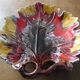 Valauris brand leaf-shaped fruit bowl tray