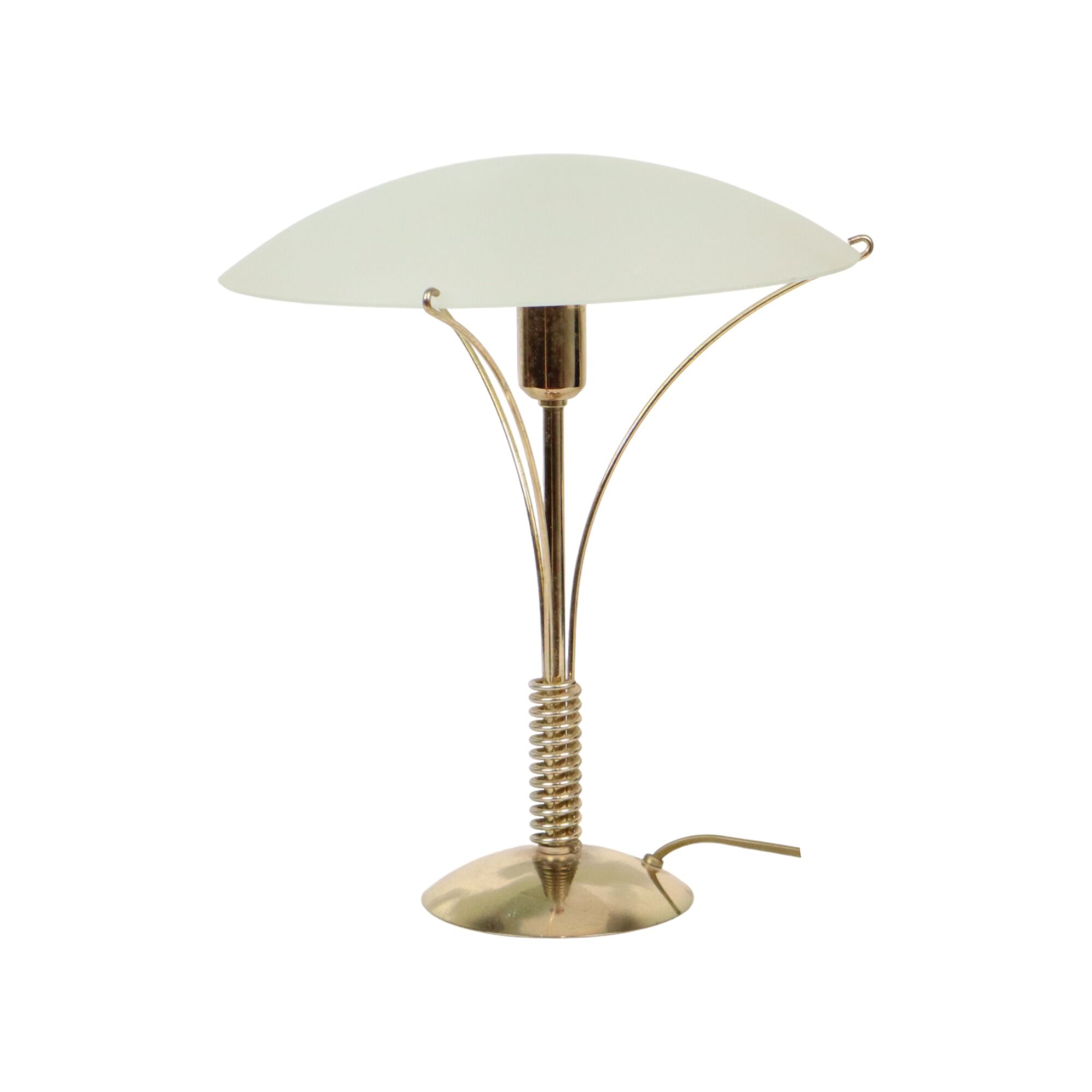 Vintage mushroom lamp table lamp massive seventies metal 36cm