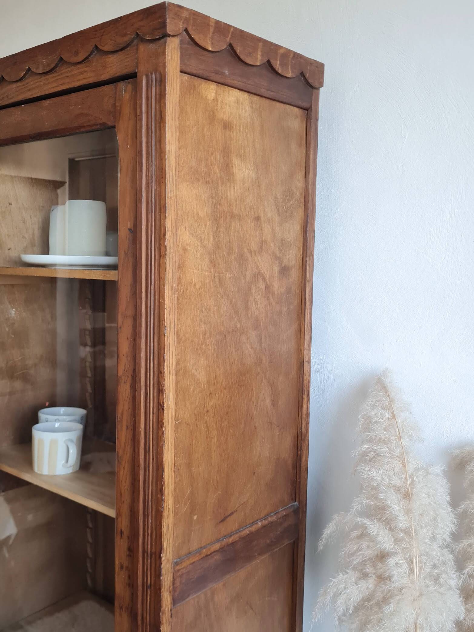 Glass-fronted Parisian wardrobe