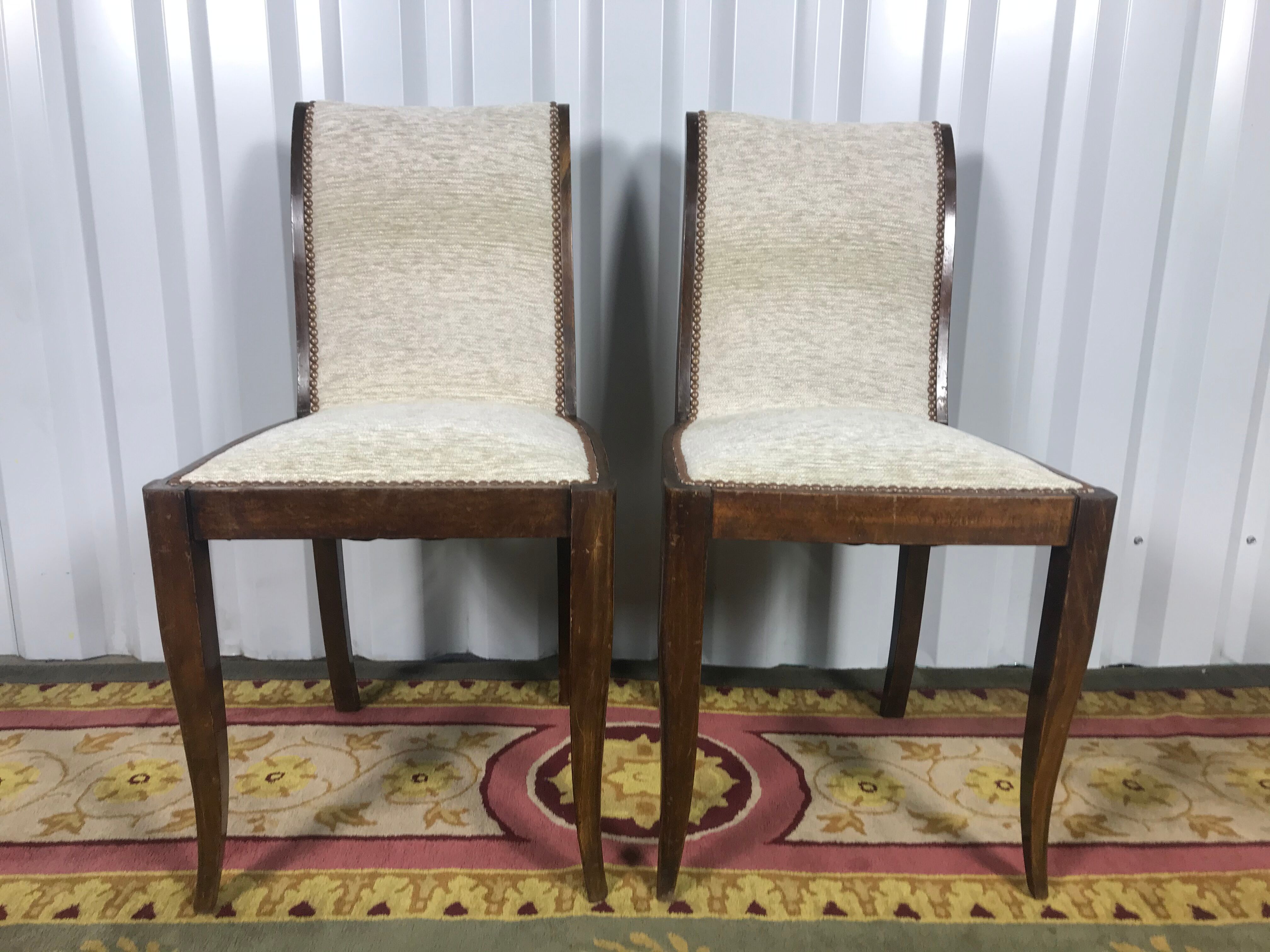 Pair of Art Deco era chairs