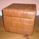 Pouf chest De Sede, leather patchwork of the 70s
