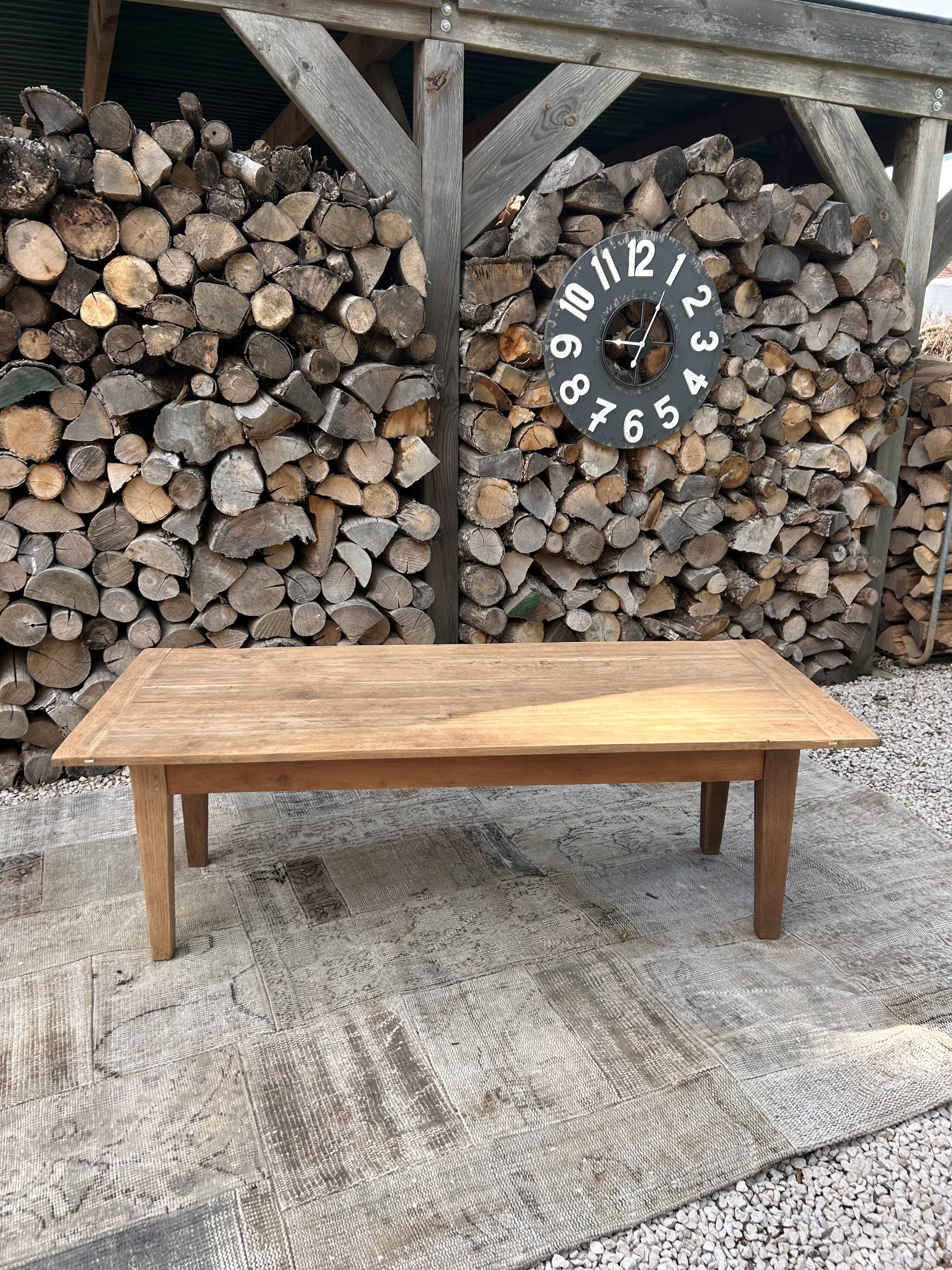 Renovated solid wood coffee table