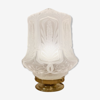 Lampe globe art déco