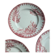 Lot de 5 assiettes plates Terre de fer Ste Amandinoise Iris