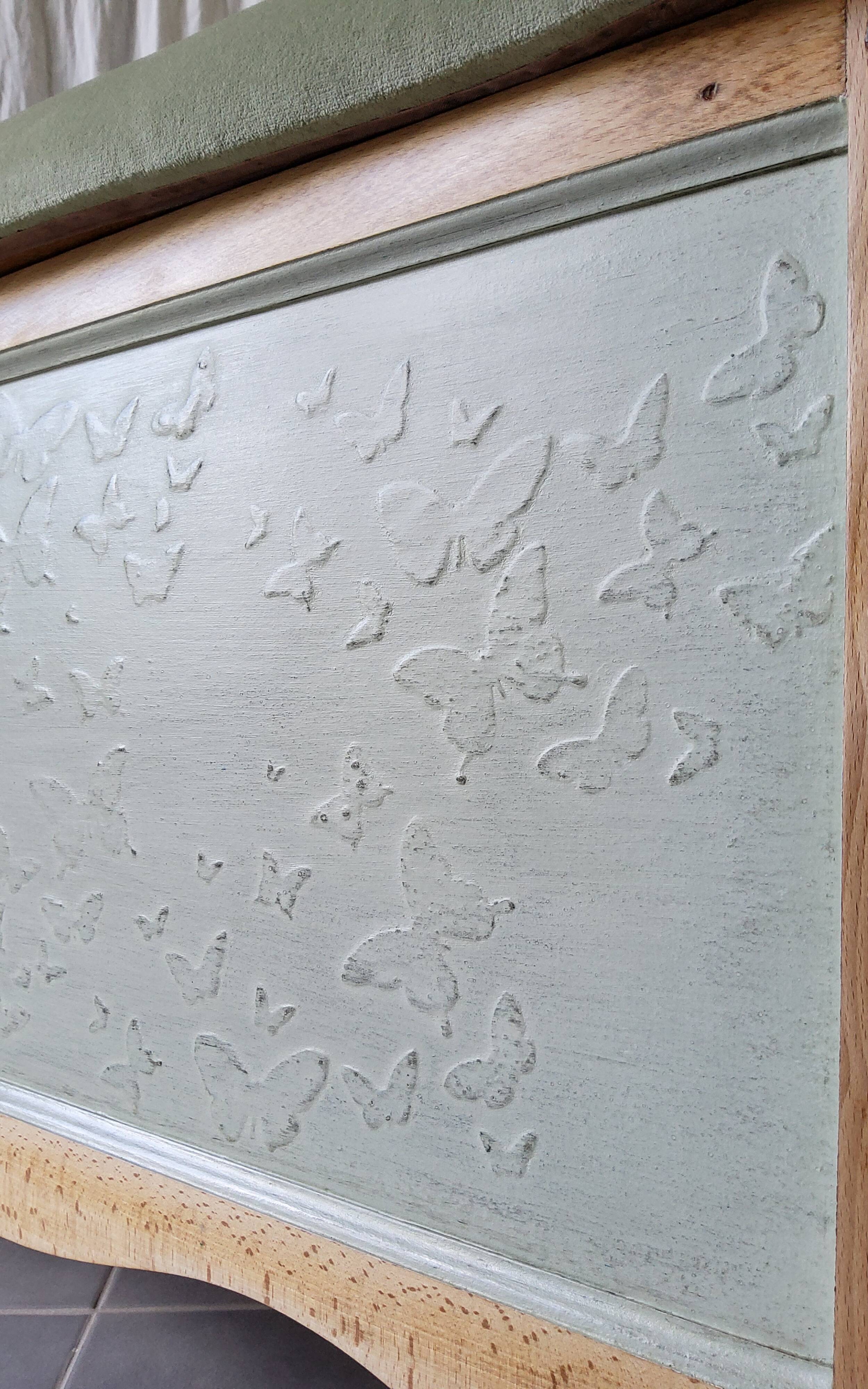 Patinated bank safe