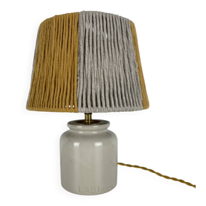 Lampe vintage en céramique - coton