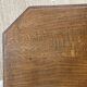 Art Deco wooden side table / end of vintage sofa or pedestal table