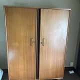 Armoire vintage années 50 en acajou – style scandinave