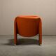Giancarlo Piretti Alky Lounge Chair in Autumn Velvet for Anonima Castelli, Italy