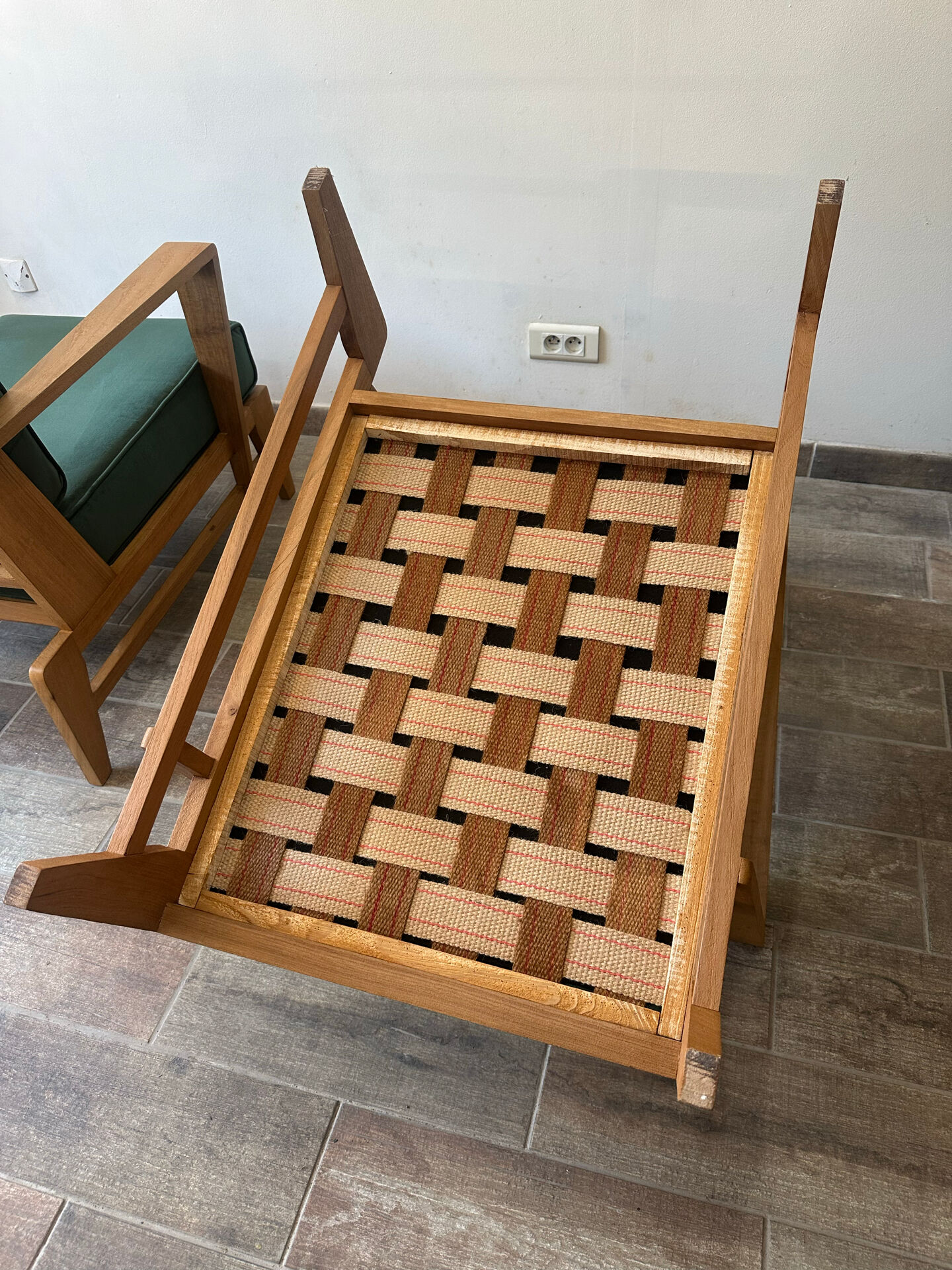 Paire de Fauteuils en chêne 60s