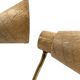 Mid-century modern two lights lamp, France circa 1960