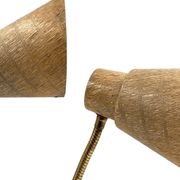 Mid-century modern two lights lamp, France circa 1960