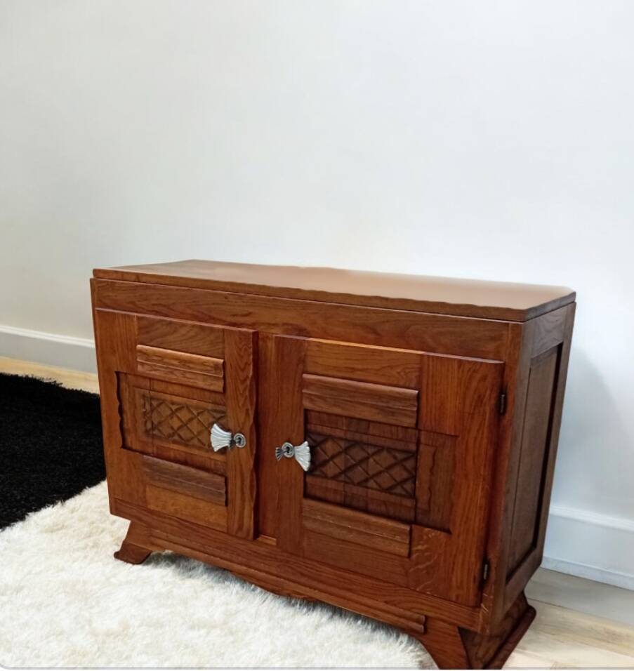 Enfilade / Buffet  vintage  Art Déco en chêne