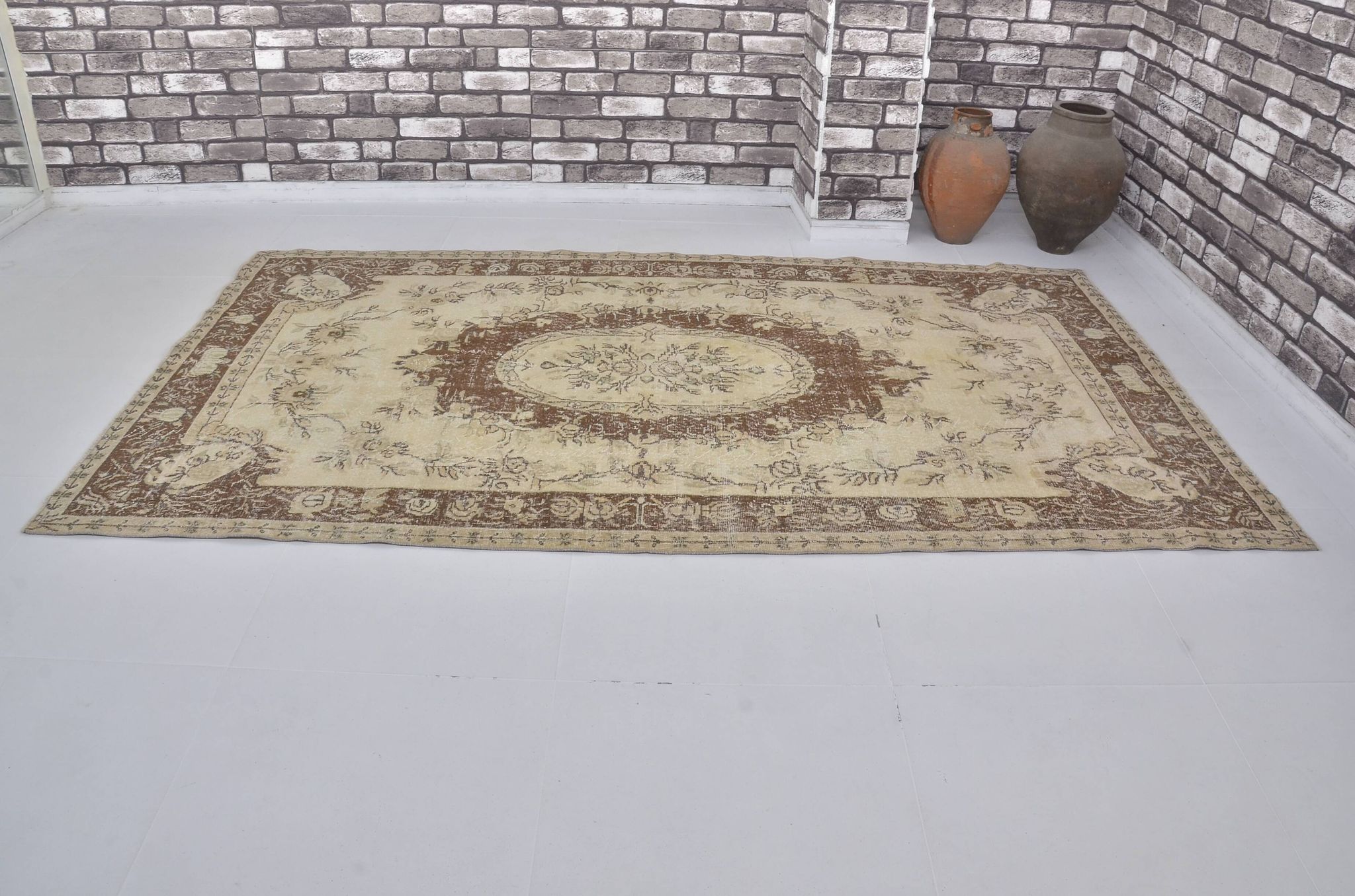 Oversize Vintage Turkish Carpet sku1773