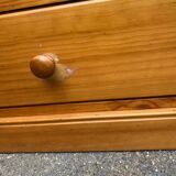 Scandinavian solid wood chest of drawers 1980