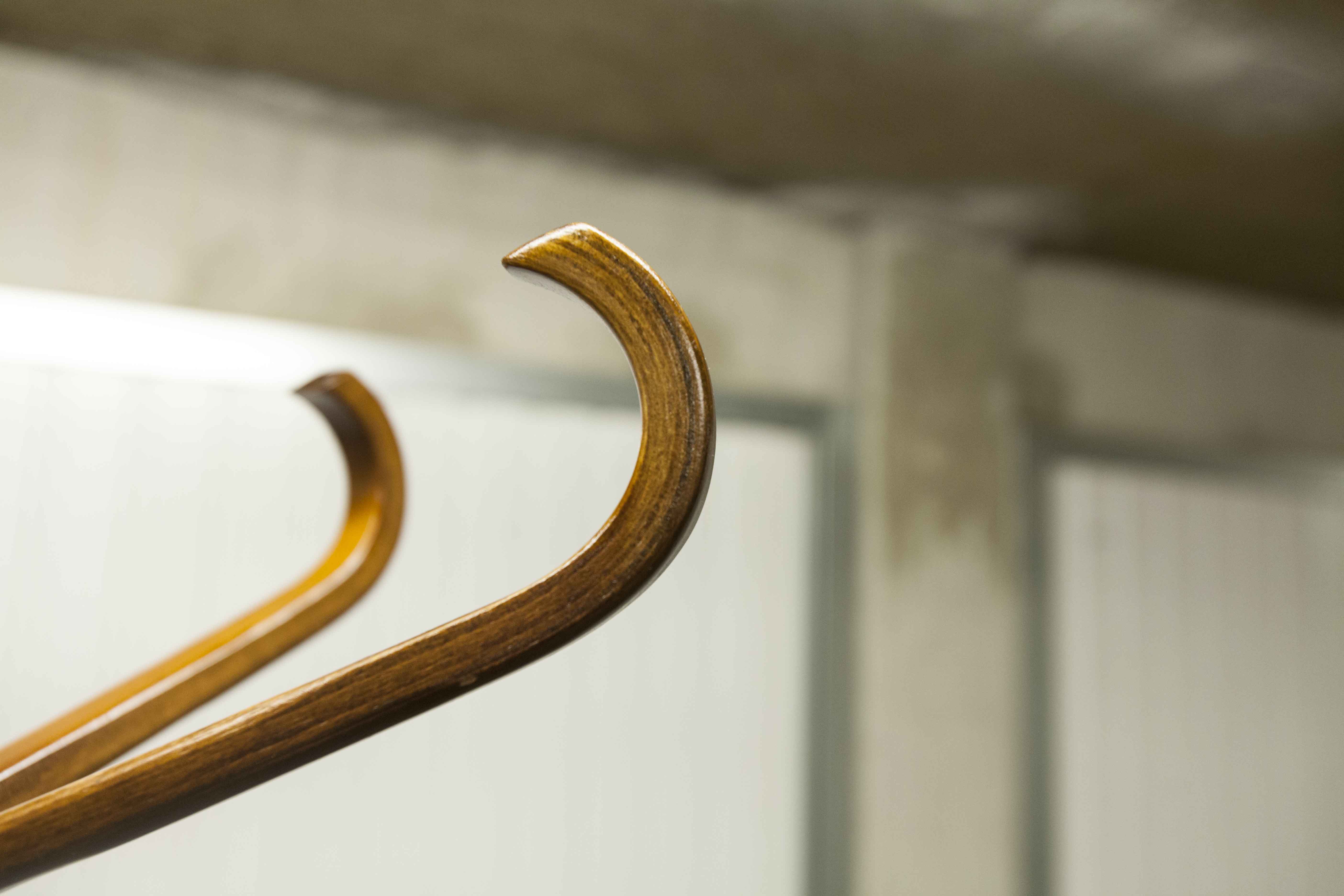 Coat rack rotating parrot Baumann 1960