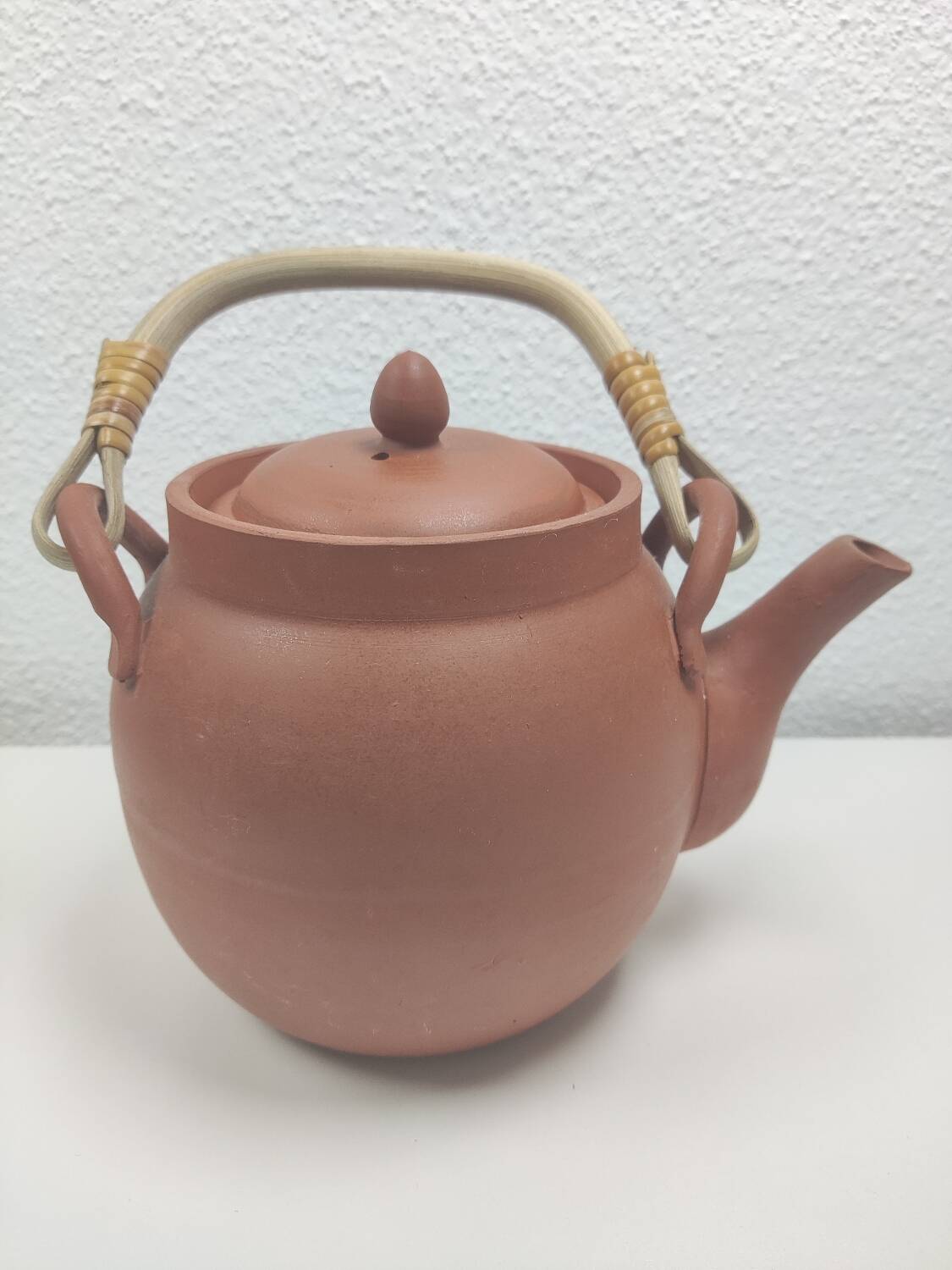 Terracotta teapot