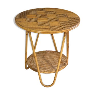 Table de jardin en rotin