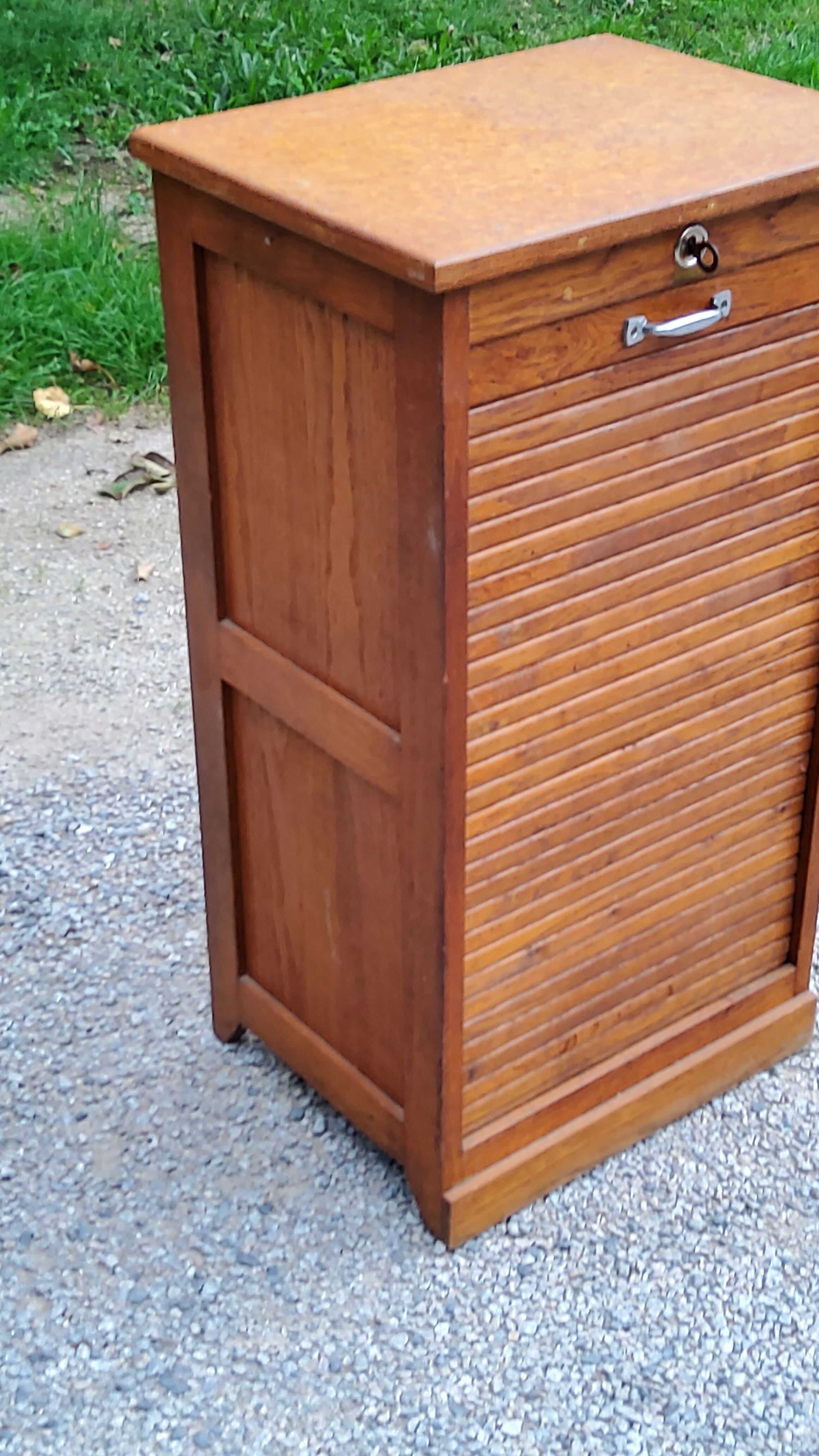 Oak curtain binder from the 50s a.jarnet
