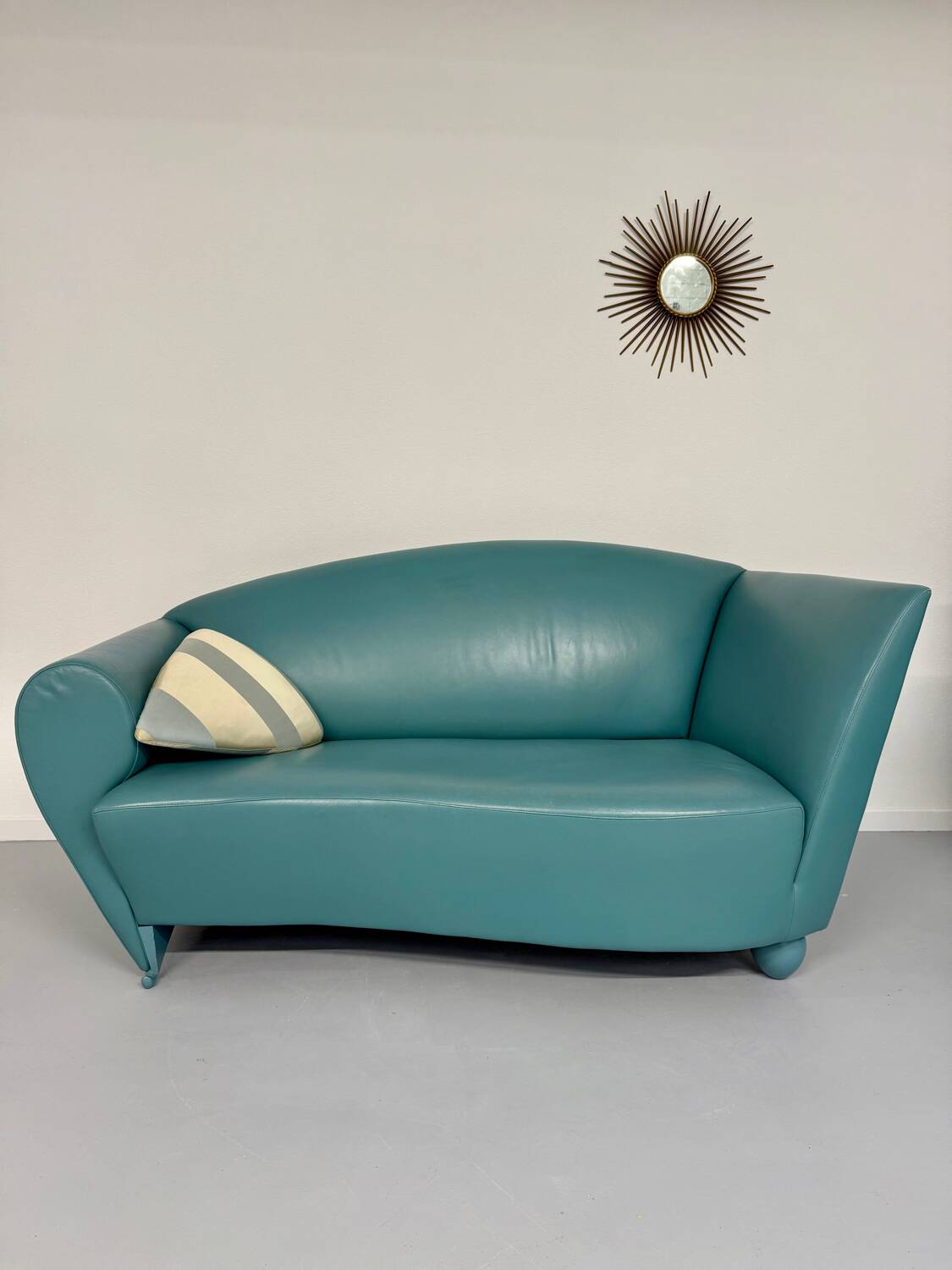 Living room sofa and armchair Atlantis design from the 90s by Wittmann vintage