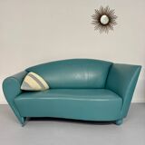 Living room sofa and armchair Atlantis design from the 90s by Wittmann vintage