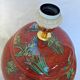 Pied De Lampe En Céramique Emaillée Lancel Paris Vintage