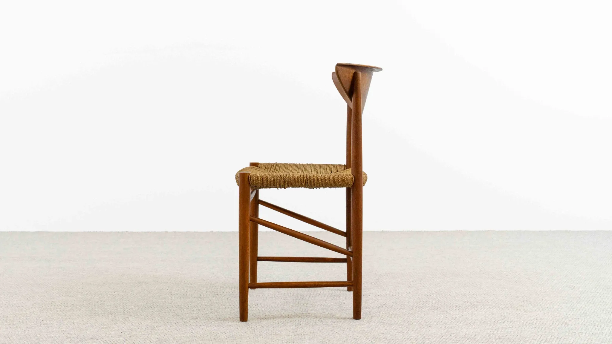 Chair Model “316” by Peter  Hvidt & Orla Molgaard-Nielsen in Teak