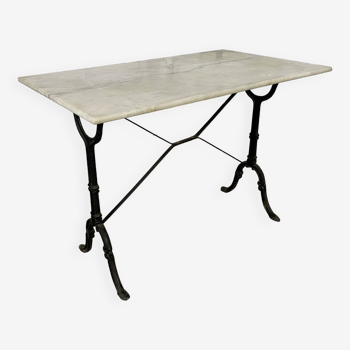 Marble top bistro table