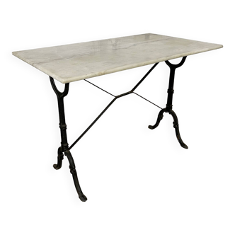 Marble top bistro table