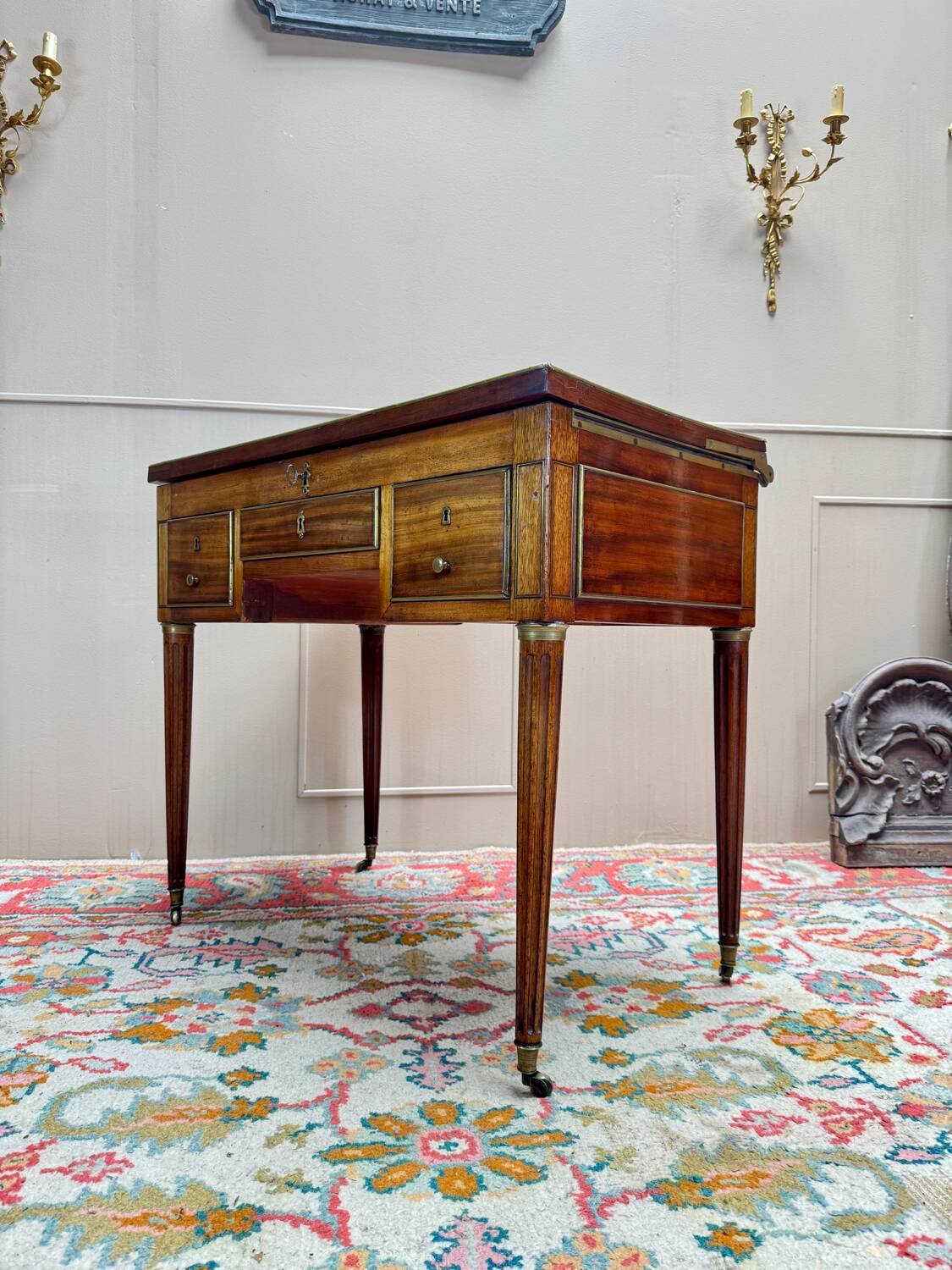 Louis XVI and XVIII Mahogany Dressing Table
