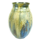 Flammé stoneware vase, Greber