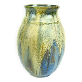 Flammé stoneware vase, Greber